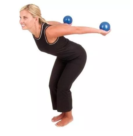 Pelota Medicinal Con Peso (0,5 Kg.) - Imagen 4