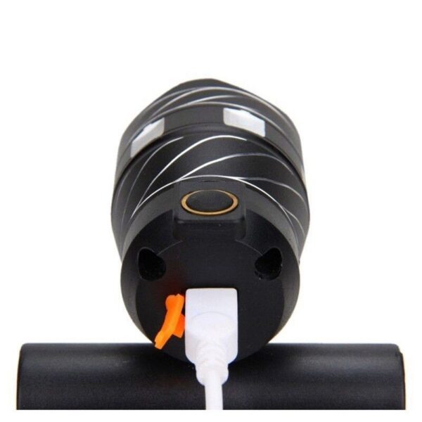 Luz delantera bicicleta. Recargable. 3 Niveles. - Imagen 2